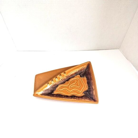Vintage asymmetric ceramic ashtray - Picture 4 of 4